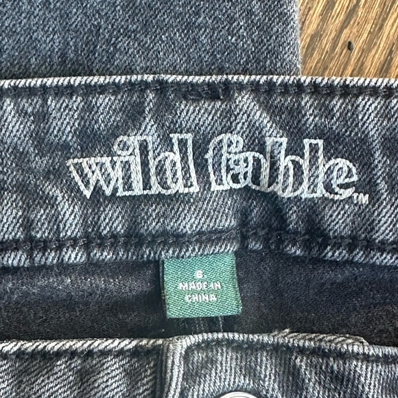 Wild Fable Black Distressed Skinny Jeans Women’s Size 6 - Picture 6 of 6